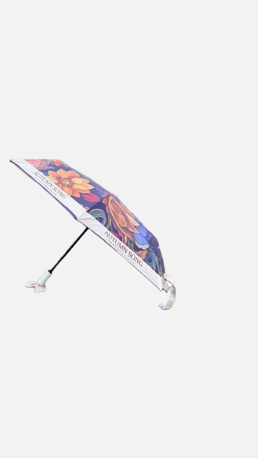 Elegant Botanical Foldable Umbrella