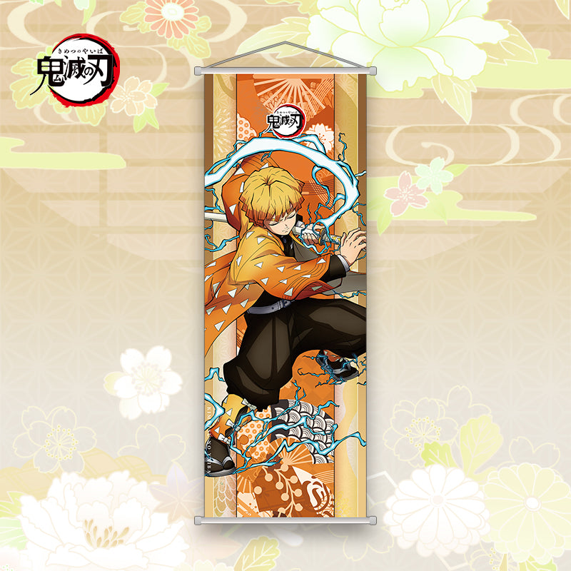Zenitsu Agatsuma Anime Fabric Poster