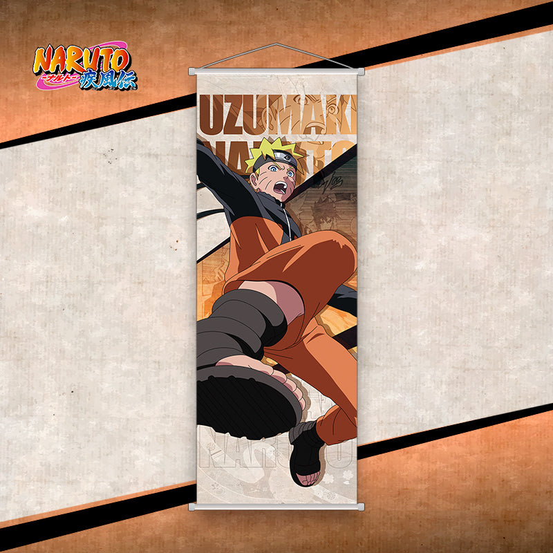 Naruto Uzumaki Anime Fabric Poster