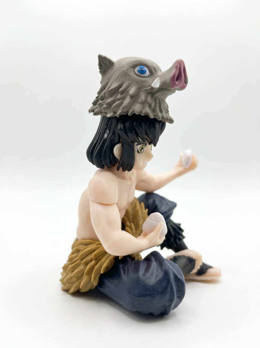 Inosuke  Mini Sitting Action Figure