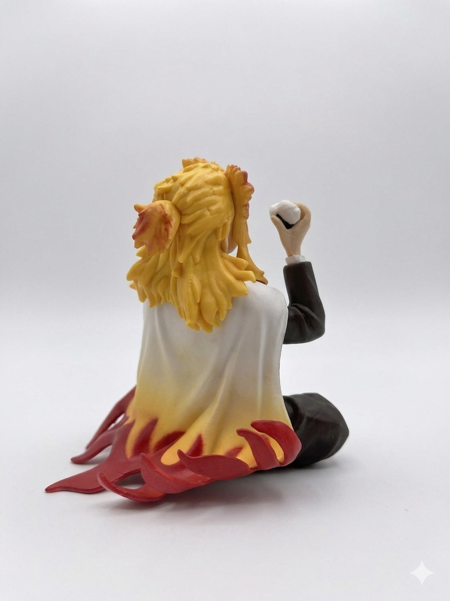Kyojuro Rengoku Mini Sitting Action Figure