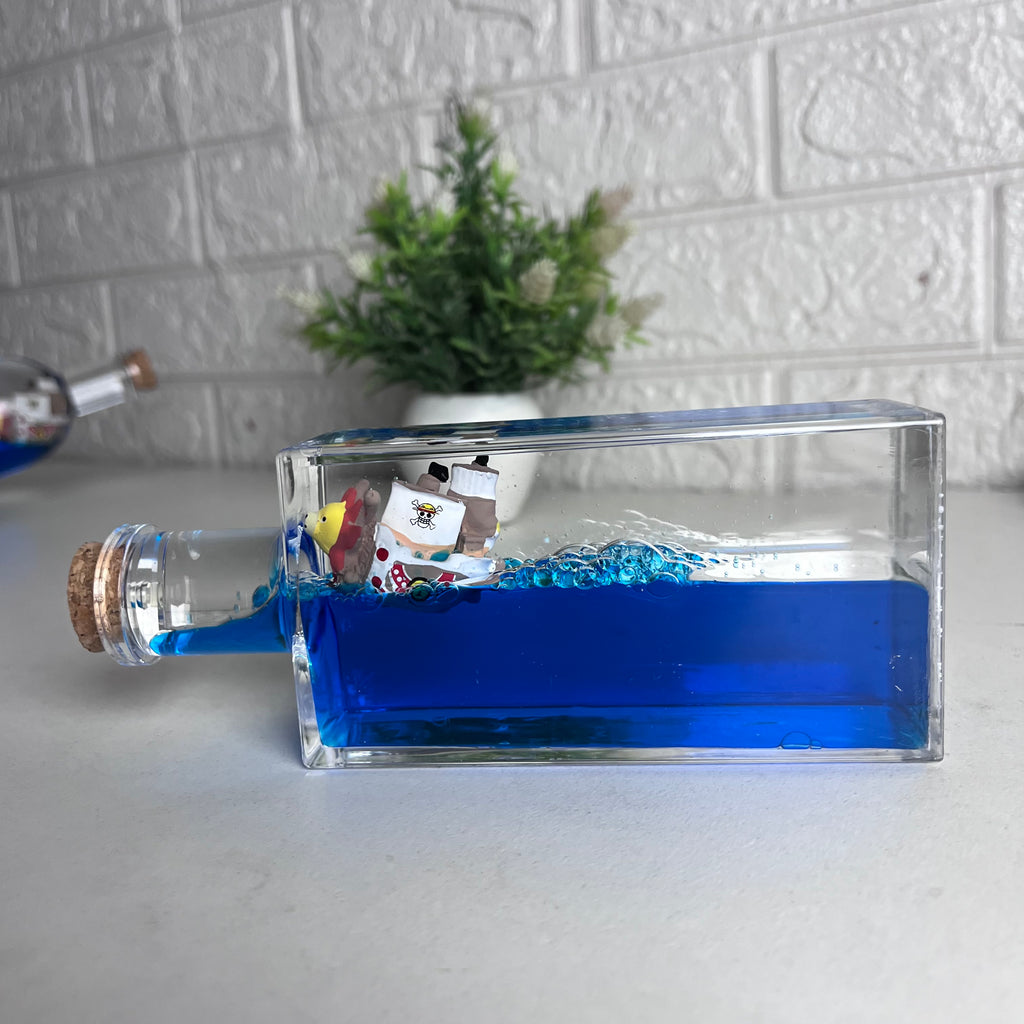 Going Merry Ship in  Rectangle Bottle
