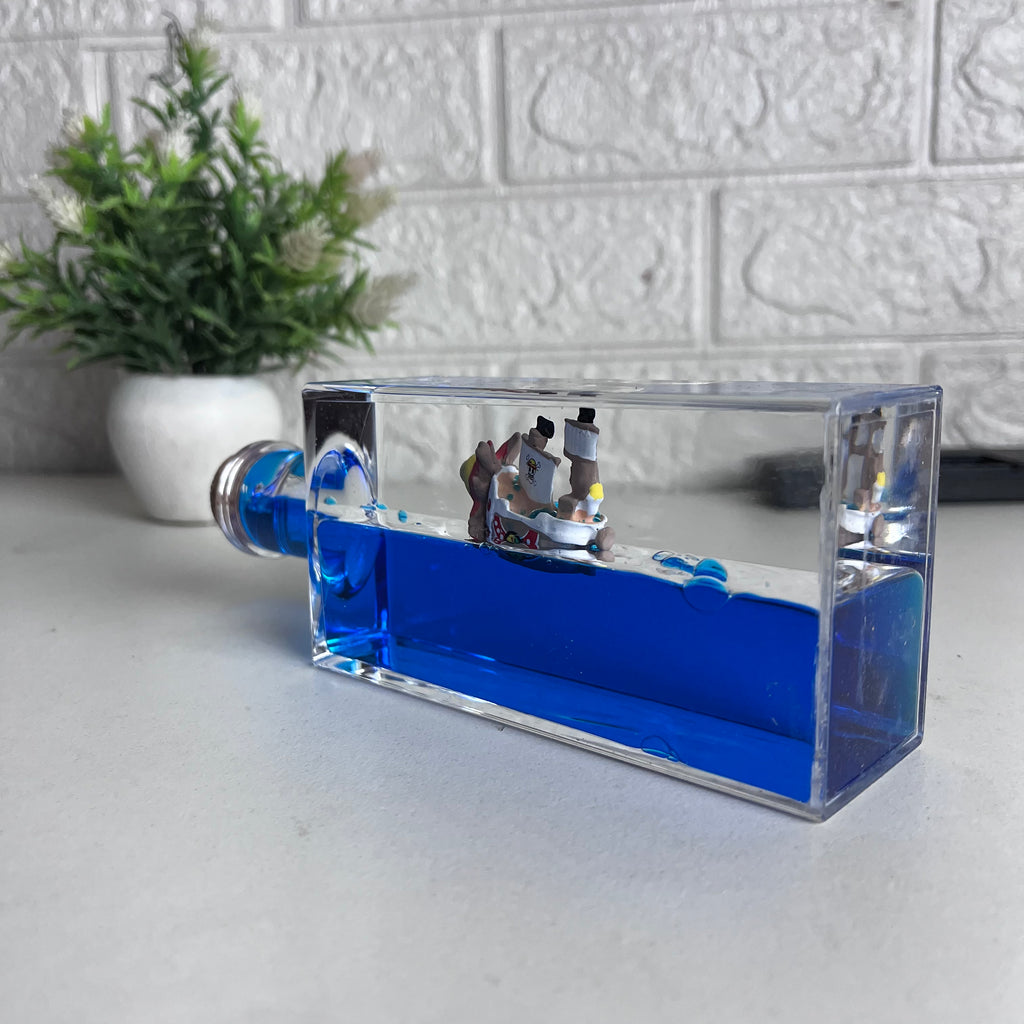 Going Merry Ship in  Rectangle Bottle