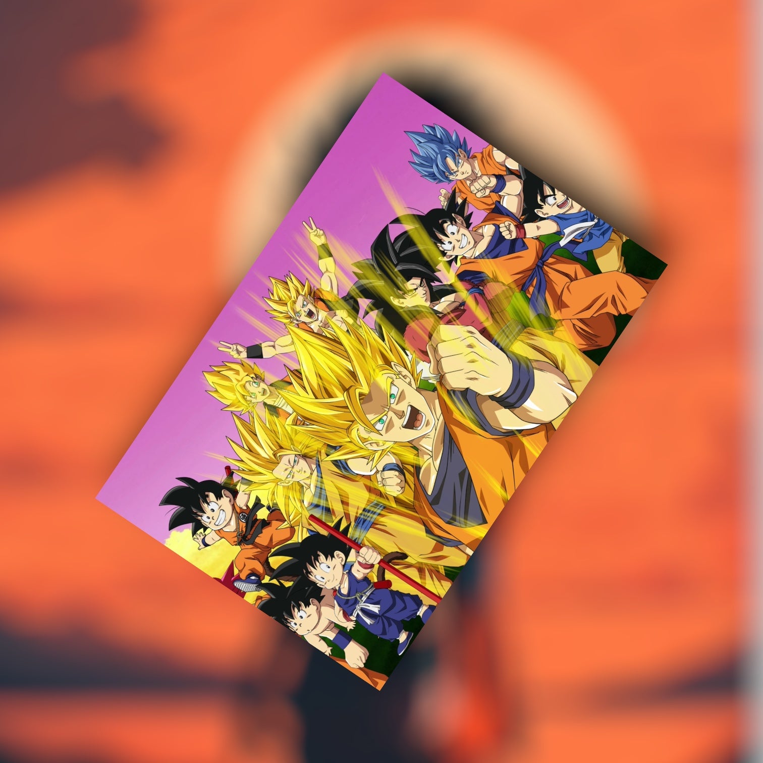 The Goku Evolution Poster