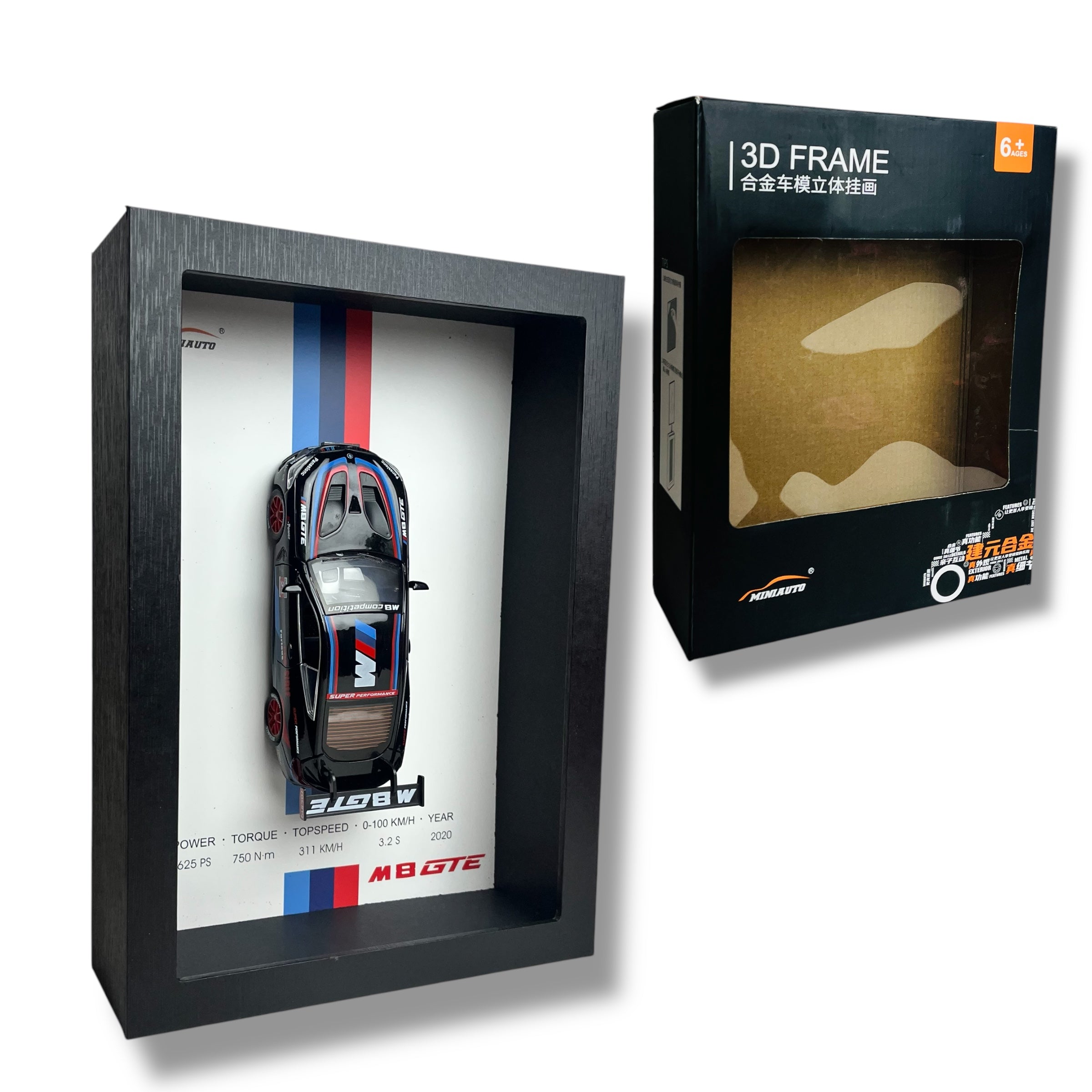 BMW M8 GTE 3D Car Frame