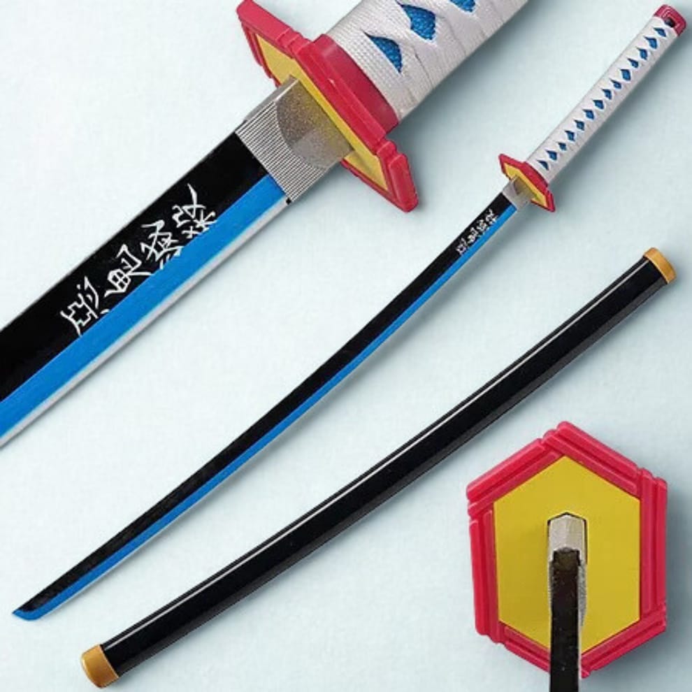 Tomioka Giyu  Wooden Nichirin Katana