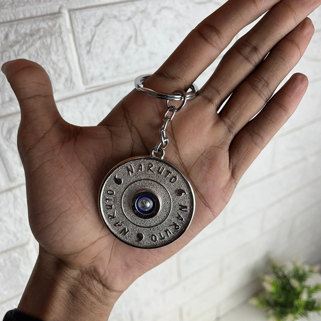 Spiral Leaf Symbol Keychain