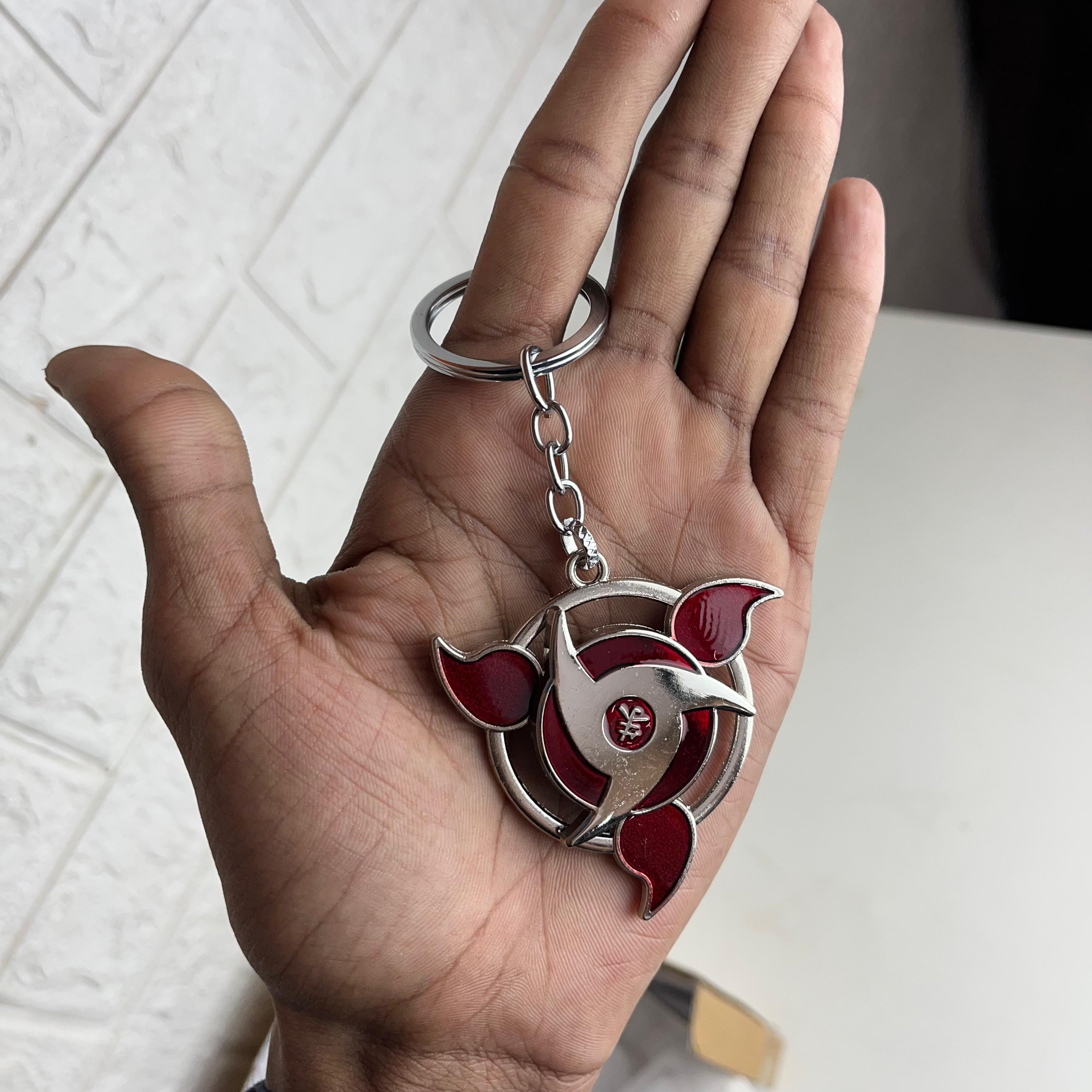 Rinnegan Sharingan Keychain