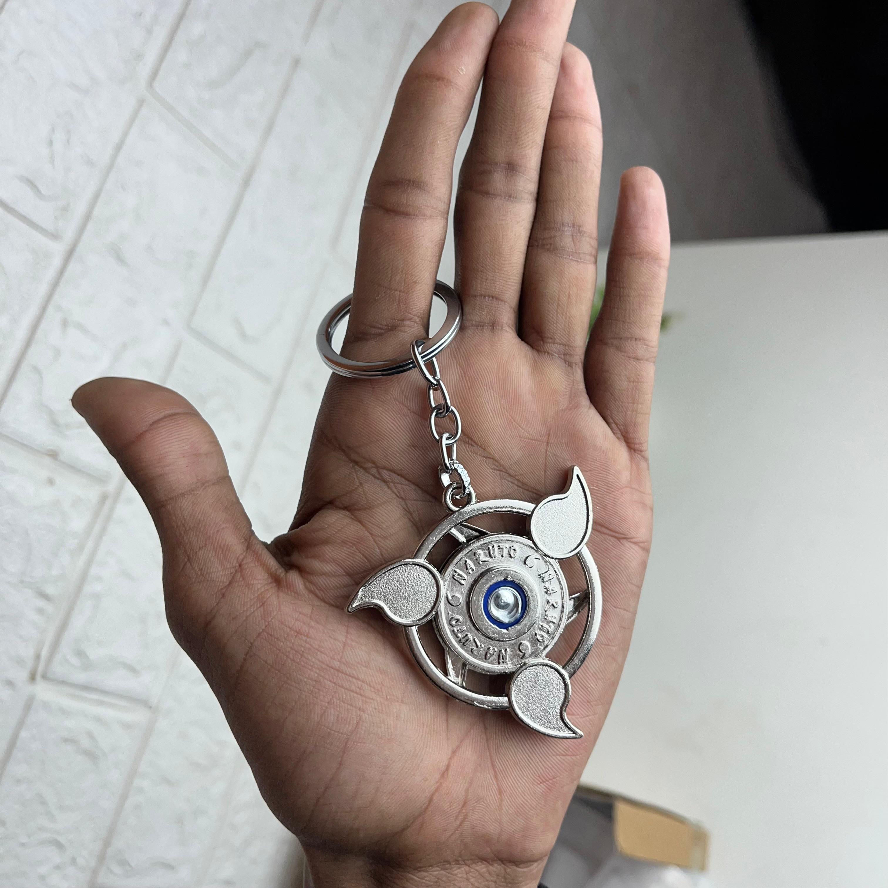 Rinnegan Sharingan Keychain