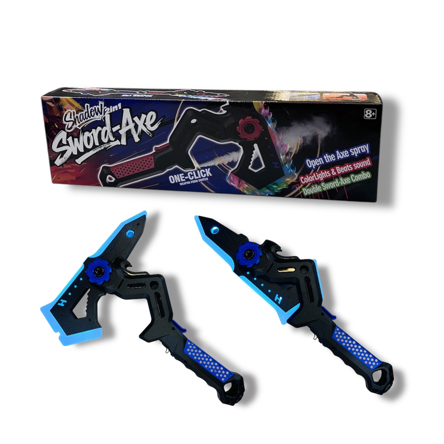Shadow Twin Sword-Axe LED Toy Set